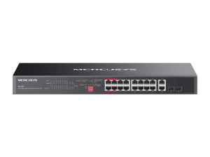 Mercusys MS120GP 20-Port Gigabit Rackmount Switch with 16-Port PoE+ - Zapcart Technology Qatar