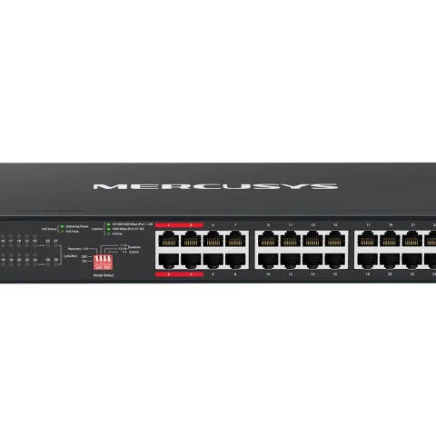 Mercusys MS128GP 28-Port Gigabit Rackmount Switch with 24-Port PoE+ - Zapcart Technology Qatar