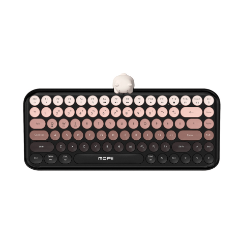 MOFII ANN Wireless Keyboard Dual Mode Bluetooth PC/Office Laptop Desktop-Coffee Black - Zapcart Technology Qatar