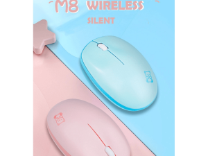 MOFII Geezer M8 Wireless Silent Handy Mouse USB Plug Cute Bear PC Laptop Office Table Gift Girl - Zapcart Technology Qatar