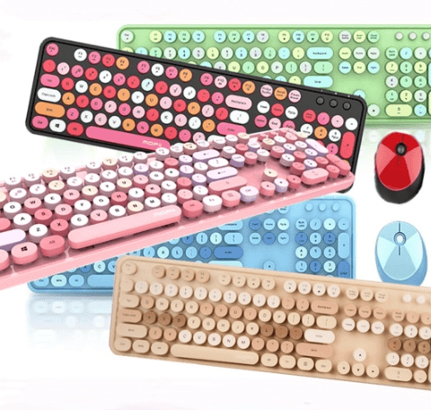 MOFII (SWEET MIXED-BLACK)-2.4GHZ WIRELESS KEYBOARD MOUSE COMBO - Zapcart Technology Qatar