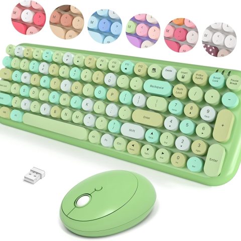 MOFII(CANDY MIX-GREEN)-2.4GHZ WIRELESS KEYBOARD MOUSE COMBO - Zapcart Technology Qatar