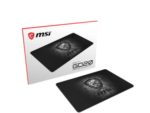MSI Agility GD20 Premium Gaming Mouse Pad, Medium Size, Ultra Smooth Micro-Tex Textile Surface, Anti-Slip Natural Rubber Base, Extra Thick, Perfect for Laser and Optical Mice, 12.5” X 8.7” X 0.2” - Zapcart Technology Qatar