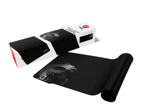 MSI Agility GD70 - XXL Extended Gaming Mouse Pad, Silk Gaming Fabric Surface, Soft Seamed Edges, Anti-Slip Base - 900 x 400 x 3 mm - Zapcart Technology Qatar