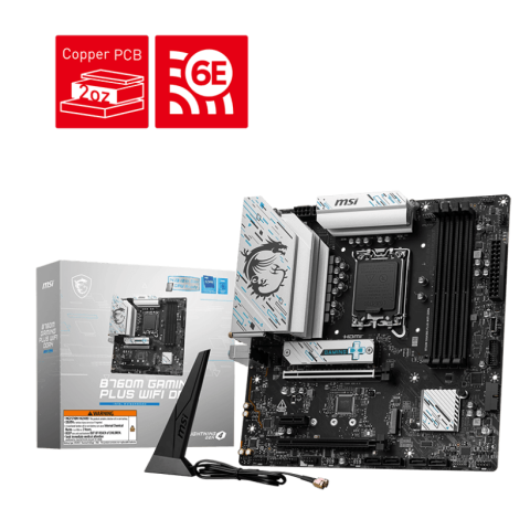 MSI B760M GAMING PLUS WIFI DDR4 Motherboard - Zapcart Technology Qatar