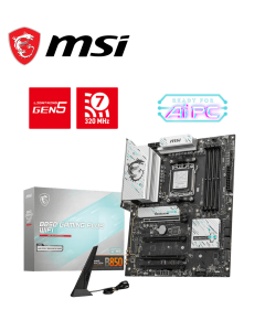 MSI B850 Gaming Plus WiFi Motherboard, ATX - Supports AMD Ryzen 9000/8000 / 7000 Processors, AM5 - DDR5 Memory Boost 8200+ MT/s (OC), PCIe 5.0 x16 & 4.0 x16, M.2 Gen5, Wi-Fi 7, 5G LAN - Zapcart Technology Qatar