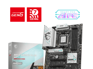 MSI B850 Gaming Plus WiFi Motherboard, ATX - Supports AMD Ryzen 9000/8000 / 7000 Processors, AM5 - DDR5 Memory Boost 8200+ MT/s (OC), PCIe 5.0 x16 & 4.0 x16, M.2 Gen5, Wi-Fi 7, 5G LAN - Zapcart Technology Qatar