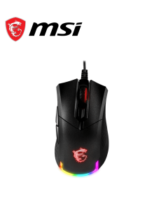 MSI Clutch GM50 Gaming Mouse, 7200 DPI, 20M Omron Switches, Optical Sensor, Ergonomic Design, RGB Mystic Light Compatible, PC/Mac - Zapcart Technology Qatar