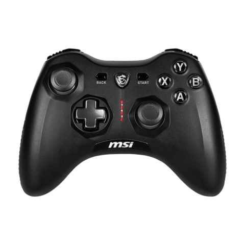 MSI FORCE GC20 V2 Wired PC Gamepad Controller - Interchangeable D-Pad Covers, Dual Vibration Motors, USB 2.0 - Wired - Zapcart Technology Qatar