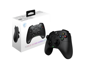MSI FORCE GC300 WIRELESS Rechargeable Dual Vibration Gaming Controller for PC and Android - Zapcart Technology Qatar
