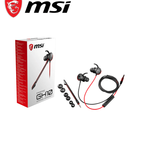 MSI IMMERSE GH10 HEADSET In-ear GAMING EARPHONE - Zapcart Technology Qatar