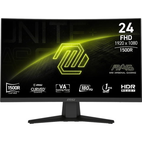 MSI MAG 244C 24" Gaming Monitor (1920x1080 (FHD), 180Hz refresh rate, 1ms (MPRT)) - Zapcart Technology Qatar