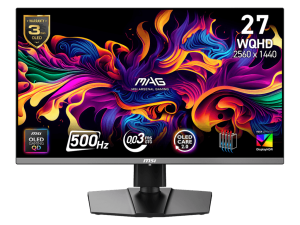 MSI MAG 272QP QD-OLED X50 2560 x 1440 (WQHD) QD-OLED 500Hz 26.5" Flat Gaming Monitor - Zapcart Technology Qatar