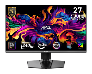 MSI MAG 272UP QD-OLED X24 3840 x 2160 (UHD) 240Hz Gaming Monitor - Zapcart Technology Qatar