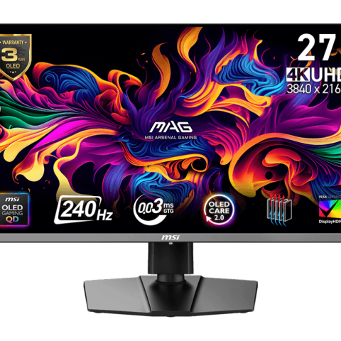 MSI MAG 272UP QD-OLED X24 3840 x 2160 (UHD) 240Hz Gaming Monitor - Zapcart Technology Qatar