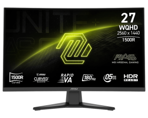 MSI MAG 275CQF E18 2560 x 1440 (WQHD) 180Hz 27" Gaming Monitor - Zapcart Technology Qatar