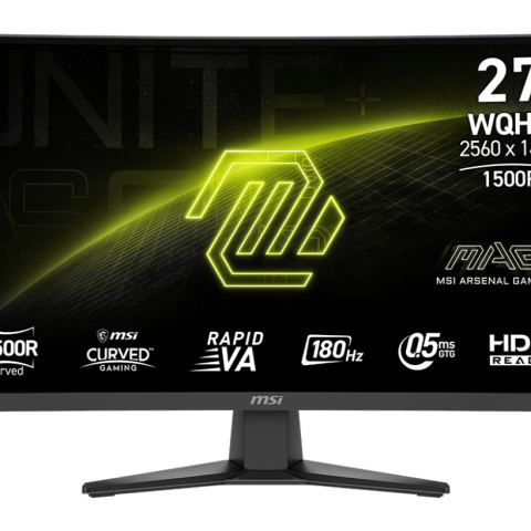 MSI MAG 275CQF E18 2560 x 1440 (WQHD) 180Hz 27" Gaming Monitor - Zapcart Technology Qatar