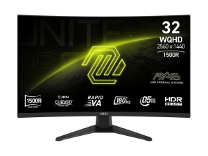 MSI MAG 321CQF E18 2560 x 1440 (WQHD) 180Hz 31.5" Curve Gaming Monitor - Zapcart Technology Qatar