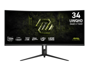 MSI MAG 342CQRF E20 3440x1440 (UWQHD) 200Hz Gaming Monitor - Zapcart Technology Qatar