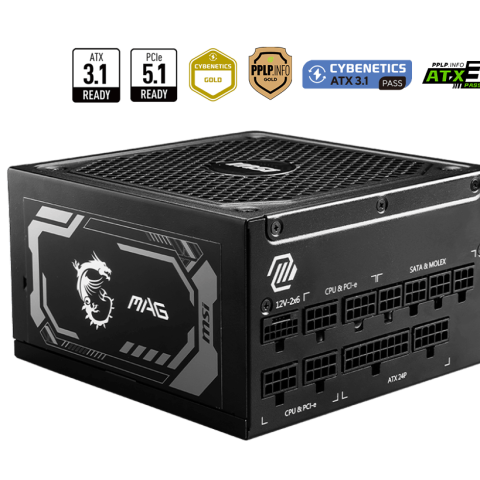 MSI MAG A1000GL PCIE5 POWER SUPPLY - Zapcart Technology Qatar