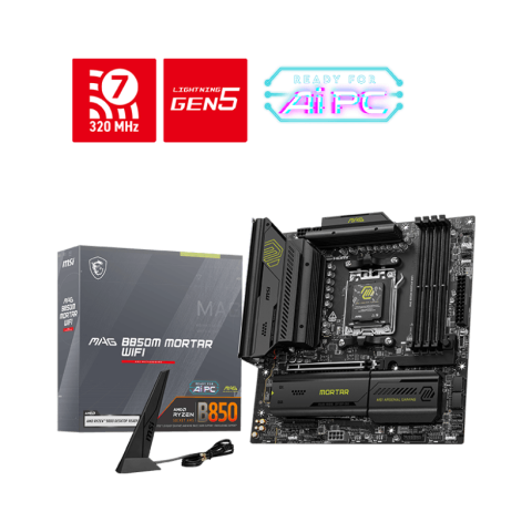 MSI MAG B850M MORTAR WIFI Motherboard - Zapcart Technology Qatar