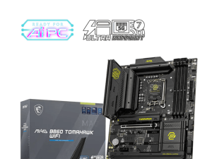 MSI MAG B860 Tomahawk WiFi Motherboard, ATX - Supports Intel Core Ultra Processors (Series 2), LGA 1851 - DDR5 Memory Boost 9200+ MT/s OC, 1 x PCIe 5.0 x16, 1 x M.2 Gen5, 5G LAN, Wi-Fi 7 - Zapcart Technology Qatar
