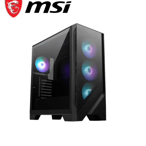 MSI MAG Forge 321R Airflow Premium Mid-Tower Gaming PC Case - Zapcart Technology Qatar