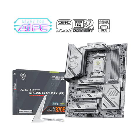 MSI MAG X870E GAMING PLUS MAX WIFI Motherboard - Zapcart Technology Qatar