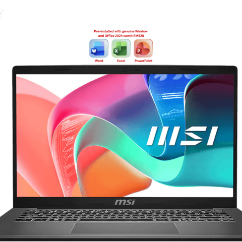 MSI MODERN 14 F13MG-881 14" FHD Platinum Gray (i5-1334U, 16GB D4, 512GB SSD, Intel Iris Xe, H&S, W11) - Zapcart Technology Qatar