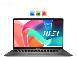 MSI Modern 15 F1MG-838 15.6" FHD Laptop Platinum Gray (Core 5 120U, 16GB, 512GB SSD, Intel, W11, H&S) - Zapcart Technology Qatar