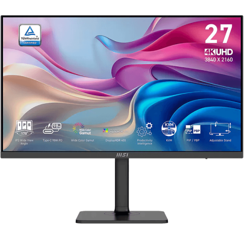 MSI Modern MD272UPHG 27" 3840 x 2160 4K (UHD) IPS Flat Business Productivity Monitor - Zapcart Technology Qatar