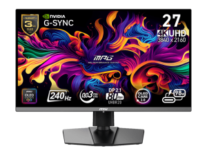 MSI MPG 272URX QD-OLED 27" Gaming Monitor (3840x2160 (UHD) QD-OLED, 240Hz refresh rate, 0.03ms(GtG)) - Zapcart Technology Qatar