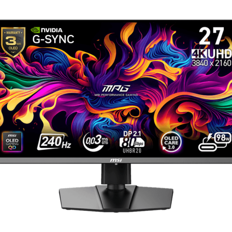 MSI MPG 272URX QD-OLED 27" Gaming Monitor (3840x2160 (UHD) QD-OLED, 240Hz refresh rate, 0.03ms(GtG)) - Zapcart Technology Qatar