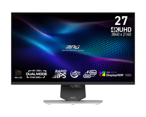 MSI MPG 274URDFW E16M Dual Mode UHD 160Hz & FHD 320Hz 27 inch Gaming Monitor - Zapcart Technology Qatar