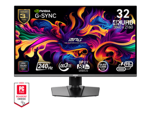 MSI MPG 322URX QD-OLED 31.5" Gaming Monitor (3840x2160 (UHD) QD-OLED, 240Hz refresh rate, 0.03ms(GtG)) - Zapcart Technology Qatar