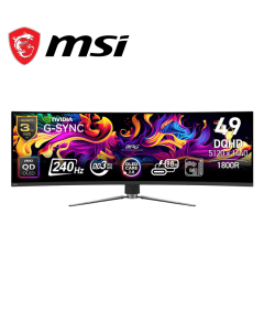 MSI MPG 491CQPX QD-OLED Gaming Monitor (48.9"/DQHD/Curved/QD-OLED/240Hz) - Zapcart Technology Qatar