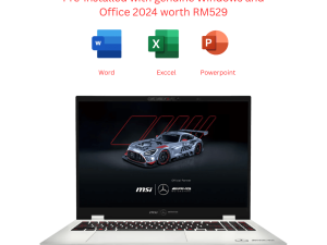 MSI Prestige 16 AI+ Mercedes-AMG B2VMG-200 16'' UHD+ OLED Urban Silver (Ultra 9 288V, 32GB, 2TB SSD, Intel Arc, W11, H&S) - Zapcart Technology Qatar