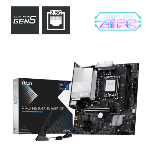 MSI PRO H810M-B WIFI6E Motherboard - Zapcart Technology Qatar