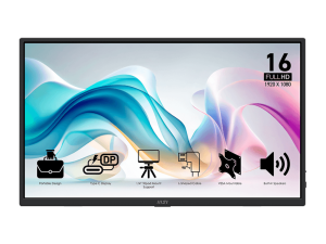 MSI PRO MP165 E6 15.6” FHD IPS Panel Portable Monitor - Zapcart Technology Qatar