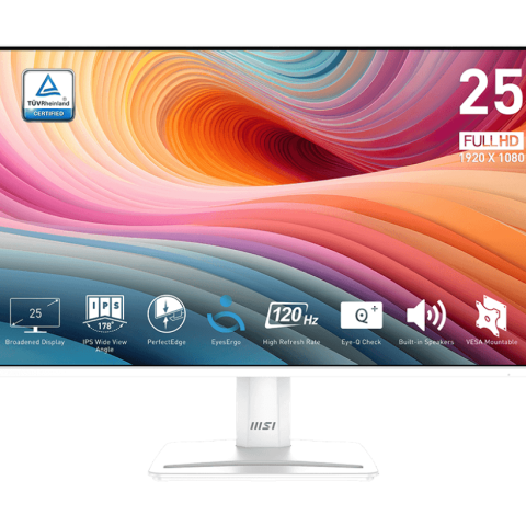 MSI PRO MP251W E2 24.5" 120Hz PerfectEdge Monitor - Zapcart Technology Qatar