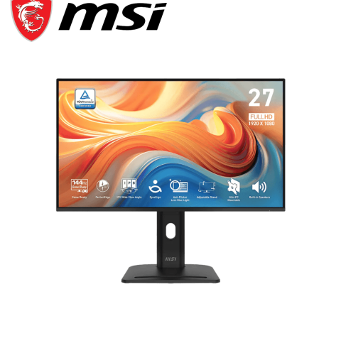 MSI PRO MP275PG E14 27" IPS, FHD, 144Hz, 4ms GTG, Height Adj. stand, Speaker - Zapcart Technology Qatar