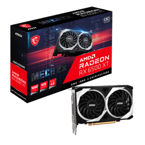 MSI Radeon RX 6500XT MECH 2X 4G OC - Zapcart Technology Qatar