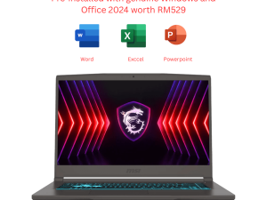 MSI Thin A15 B7VE-605 15.6'' FHD Gaming Laptop Cosmos Gray (Ryzen 5 7535HS, 8GB D5, 512GB SSD, RTX4050 6GB, W11) - Zapcart Technology Qatar