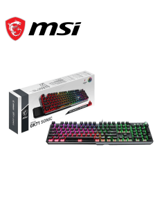 MSI Vigor GK71 Sonic US Mechanical RGB Gaming Keyboard with MSI Sonic Switches - Zapcart Technology Qatar