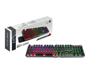 MSI Vigor GK71 Sonic US Mechanical RGB Gaming Keyboard with MSI Sonic Switches - Zapcart Technology Qatar