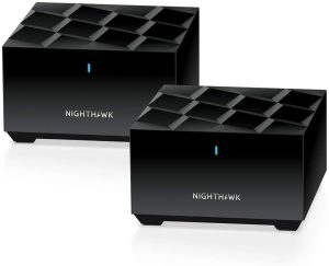 NETGEAR Nighthawk Whole Home Mesh WiFi 6 System (MK62) - AX1800 router with 1 satellite extender, coverage up to 3,000 sq. ft. and 25+ devices - Zapcart Technology Qatar