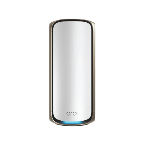 NETGEAR Orbi 970 Series Quad-Band WiFi 7 Mesh Add-on Satellite BE27000 (RBE970) | White Edition - Zapcart Technology Qatar