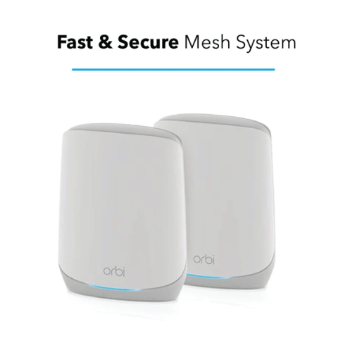NETGEAR Orbi RBK762S 5.4Gbps Triband 3-Pack WiFi 6 Mesh System - Zapcart Technology Qatar