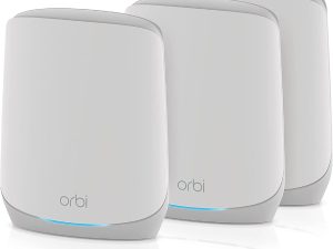 NETGEAR ORBI RBK763S 5.4GBPS TRIBAND 3-PACK WIFI 6 MESH SYSTEM WITH 1-YEAR ARMOR - Zapcart Technology Qatar
