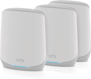 NETGEAR ORBI RBK763S 5.4GBPS TRIBAND 3-PACK WIFI 6 MESH SYSTEM WITH 1-YEAR ARMOR - Zapcart Technology Qatar